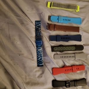 Lot of "9" 22mm Smart watch Bands
